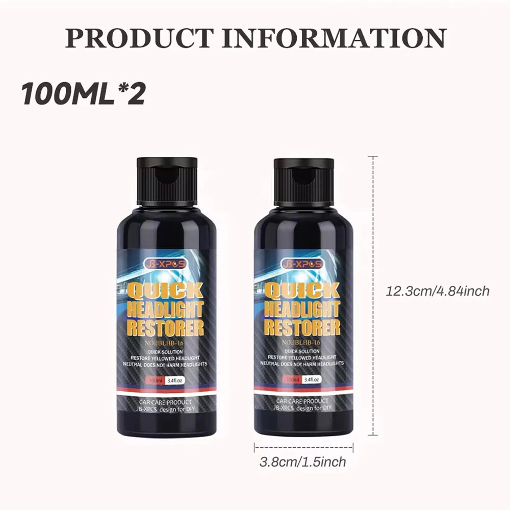 Headlight Restoration Polish – Scratch & Oxidation Remover