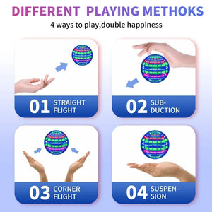 LED Flying Spinner Ball – Hand-Controlled Boomerang Toy
