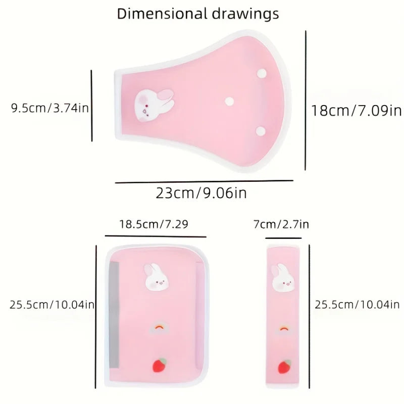 Car Seat Belt Shoulder & Belly Protector – Soft Comfort Pad