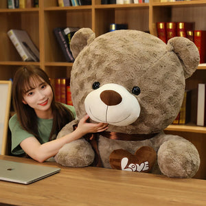 Cute Teddy Bear Plush Toy – Soft Stuffed Animal Gift for Kids & Loved Ones