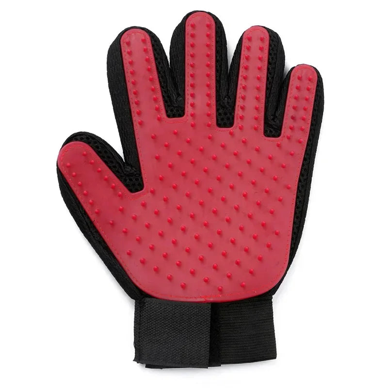 Silicone Pet Grooming Gloves for Dogs & Cats – Hair Remover