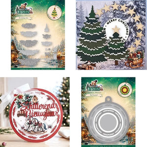Christmas Tree Cutting Dies – DIY Scrapbook & Card Decor