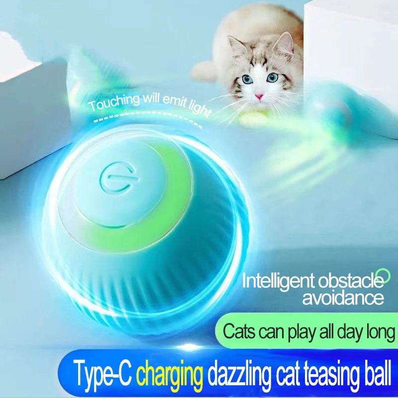 Automatic Interactive Cat Ball Toy for Indoor Cats