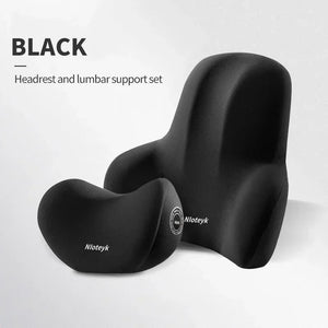 Memory Foam Car Neck & Lumbar Support Cushion