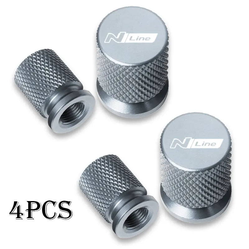 Hyundai N Line Tire Valve Caps – Waterproof Wheel Stem Covers