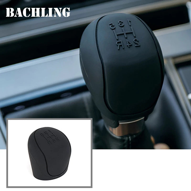Silicone Gear Shift Knob Cover – Non-Slip 5/6-Speed Car Accessory