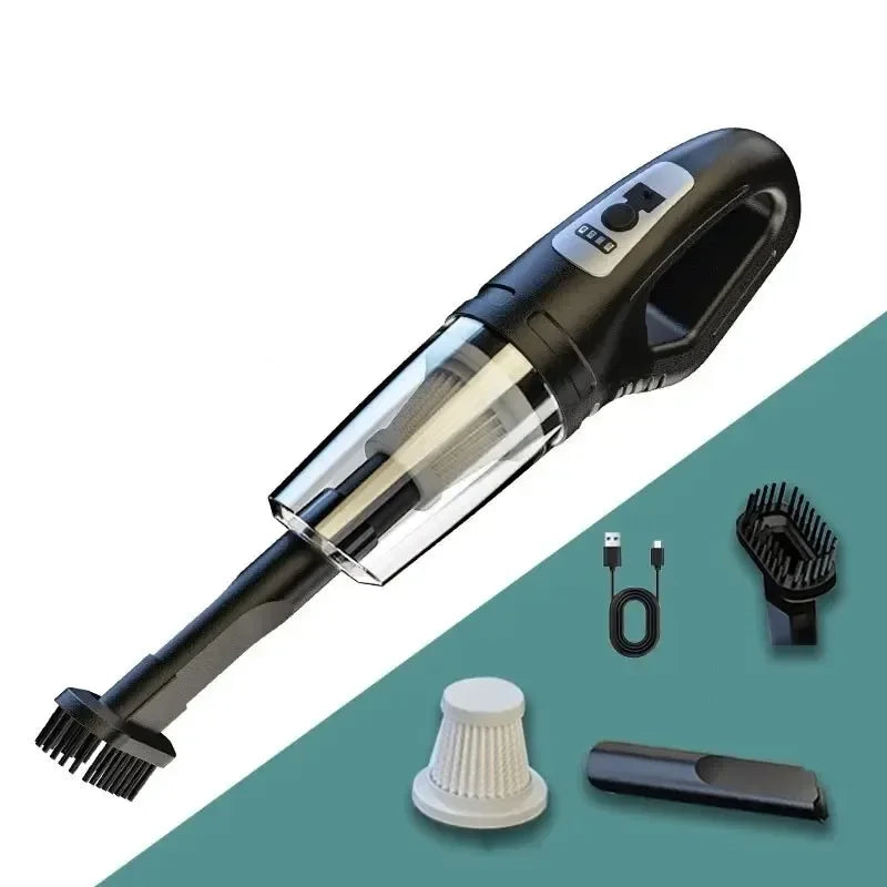120W Cordless Car Vacuum Cleaner – Portable Handheld Vacuum