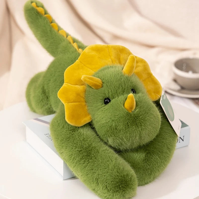 Kawaii Forest Animal Plush Toy – Soft Raccoon, Dinosaur & Panda Pillow