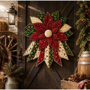 DIY Christmas Wreath Sewing Kit – Gingerbread Holiday Decor