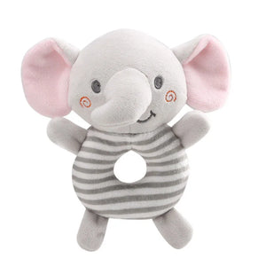 Baby Plush Animal Rattle Toy – Soft Infant Learning Toy 0–24 Months