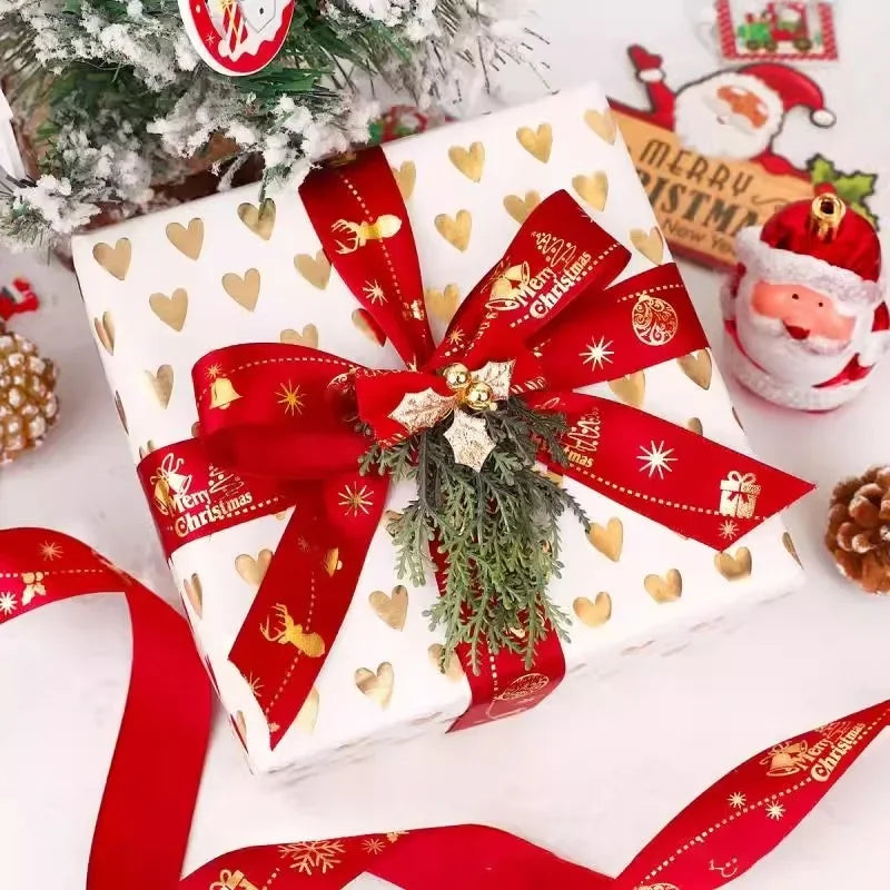 20M Christmas Ribbon for DIY Crafts & Gifts