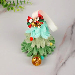 Handmade Christmas Tree Ornament with Ribbon