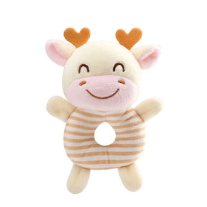 Baby Plush Animal Rattle Toy – Soft Infant Learning Toy 0–24 Months