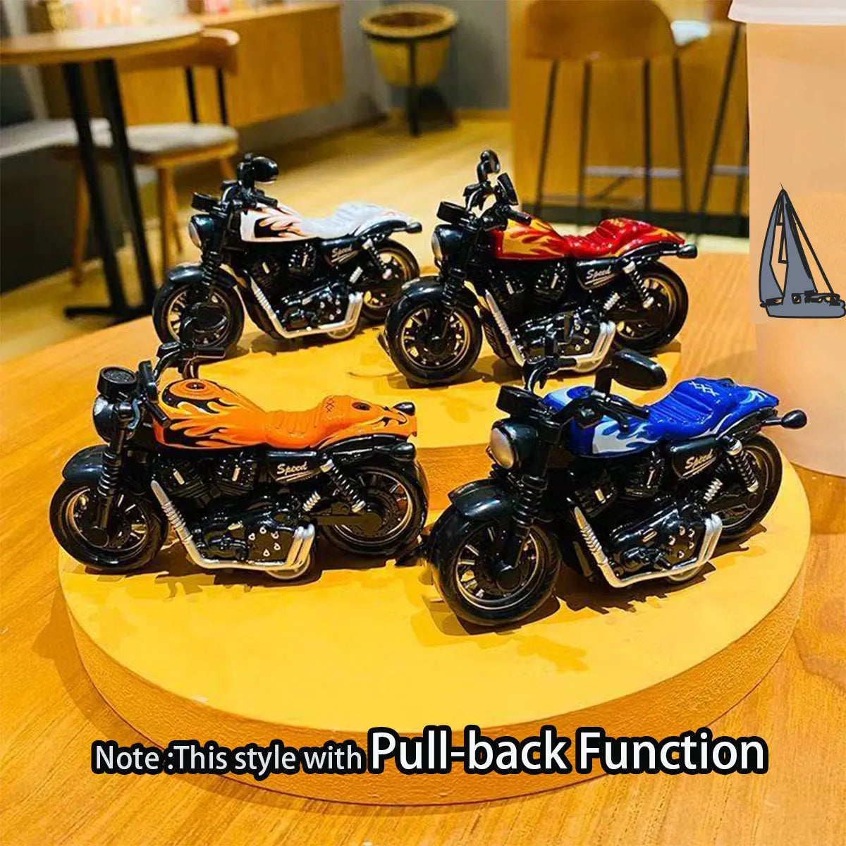 Mini Motorcycle Model Toy – Alloy Bike Toy for Kids & Boys