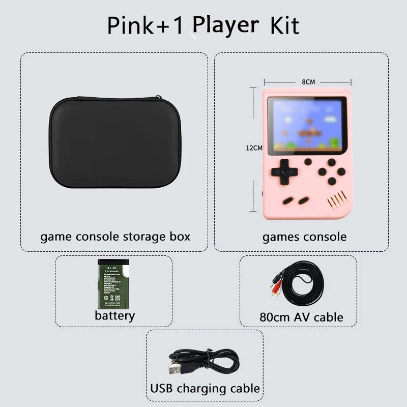 500+ Classic Games Handheld Console – Portable Gaming Device with TV Output