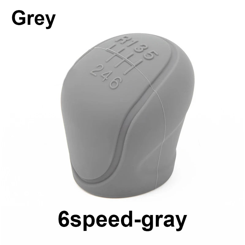 Silicone Gear Shift Knob Cover – Non-Slip 5/6-Speed Car Accessory