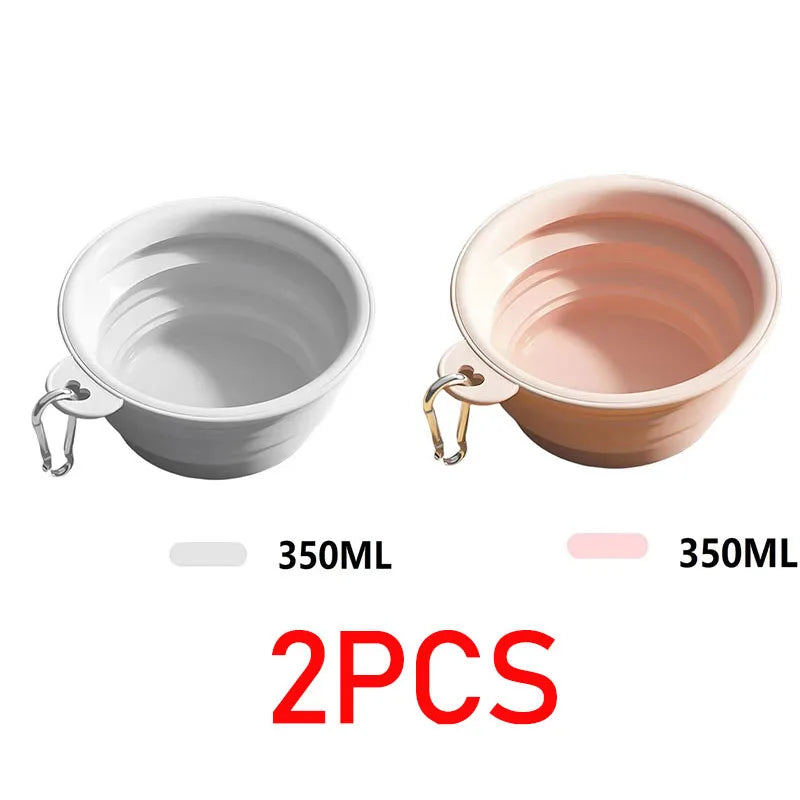 SEO Title: 350ml Collapsible Pet Bowl – Portable Dog & Cat Water Bowl