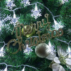 10/20/40 LED Snowflake String Lights, USB/Battery Powered Christmas Decorations