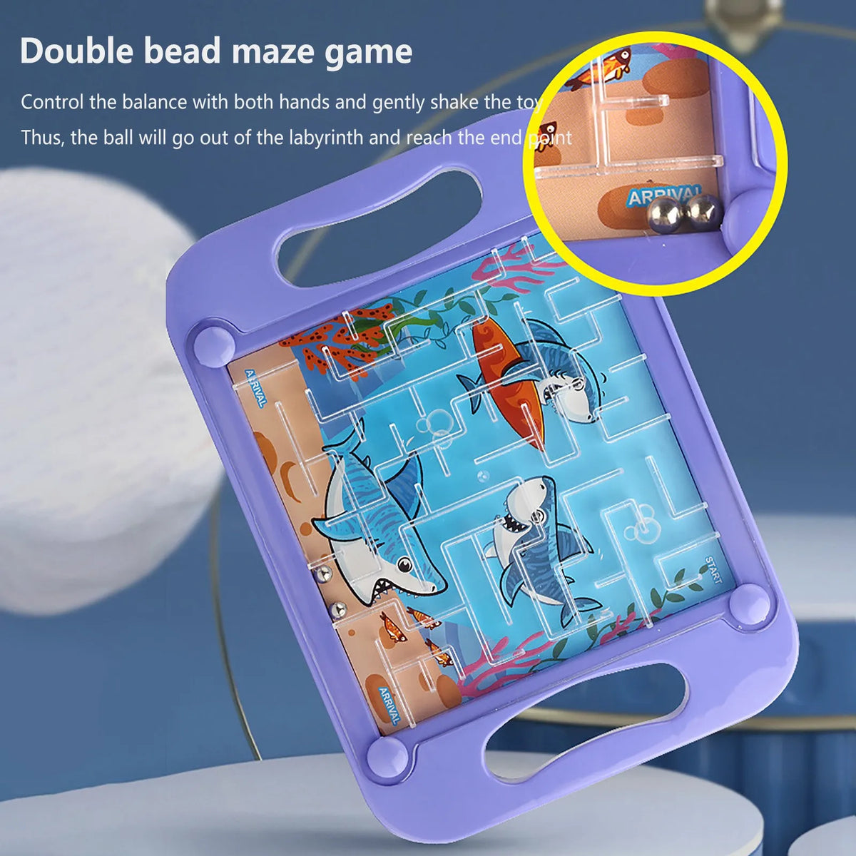 SEO Title: 3D Gravity Maze Ball Puzzle – Montessori Brain Game for Kids & Adults