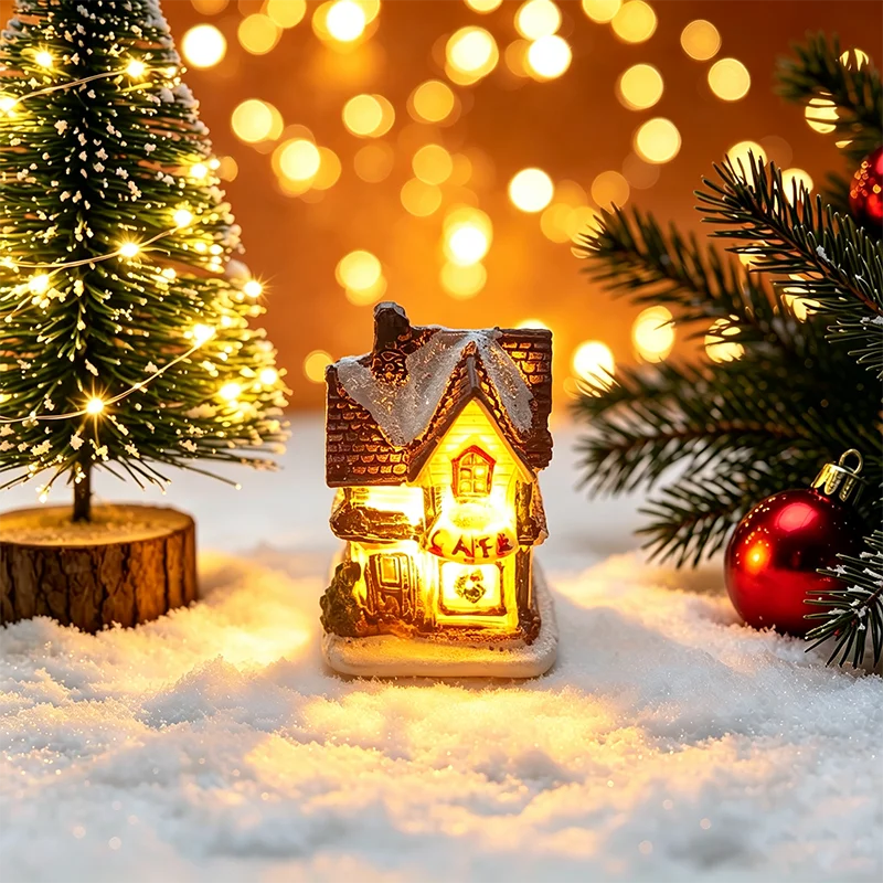 Christmas House Night Light Decoration & Kids Gift