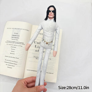 Michael Jackson Bendable Plush Figure – Soft Stuffed Cosplay Toy, Flexible Collectible Gift