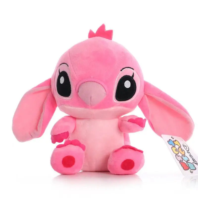 18cm Stitch Plush Toy – Cute Cartoon Stuffed Doll and Keychain Gift
