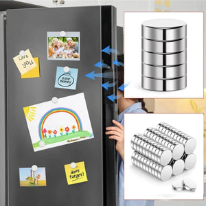 Round Magnetic Fridge Magnets for DIY, Crafts & Home Decor