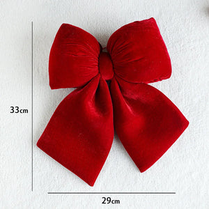 Red Velvet Christmas Bows – DIY Tree Hanging Ornaments