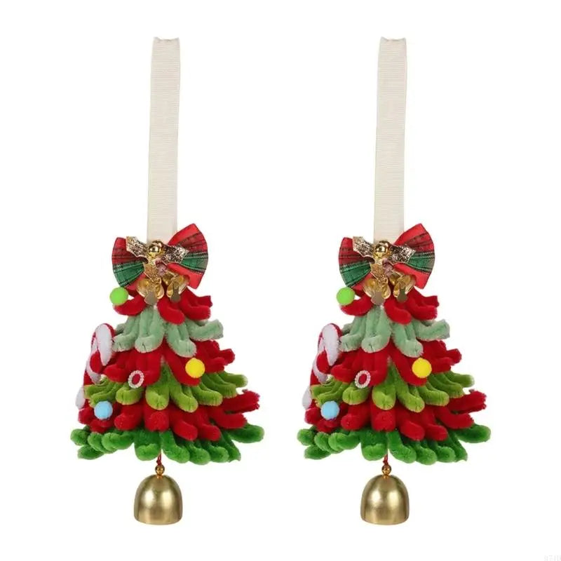 Handmade Christmas Tree Ornament with Ribbon