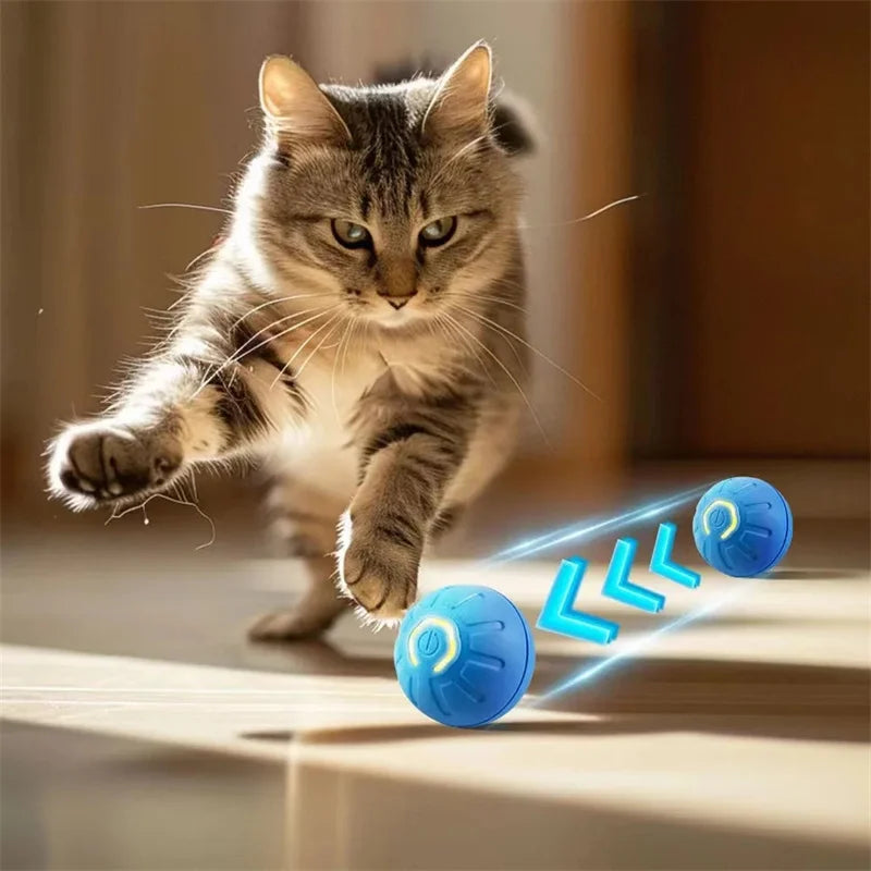 SEO Title: Interactive Smart Pet Ball Toy – USB Rechargeable Moving Ball for Dogs & Cats