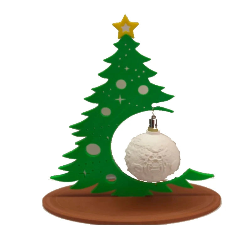 DIY Hollow Christmas Tree Ornament – Festive Tabletop Decor