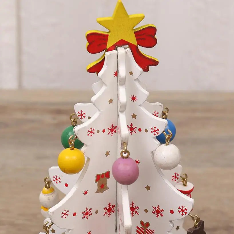 Wooden Christmas Tree Ornament – Desktop & Party Decor
