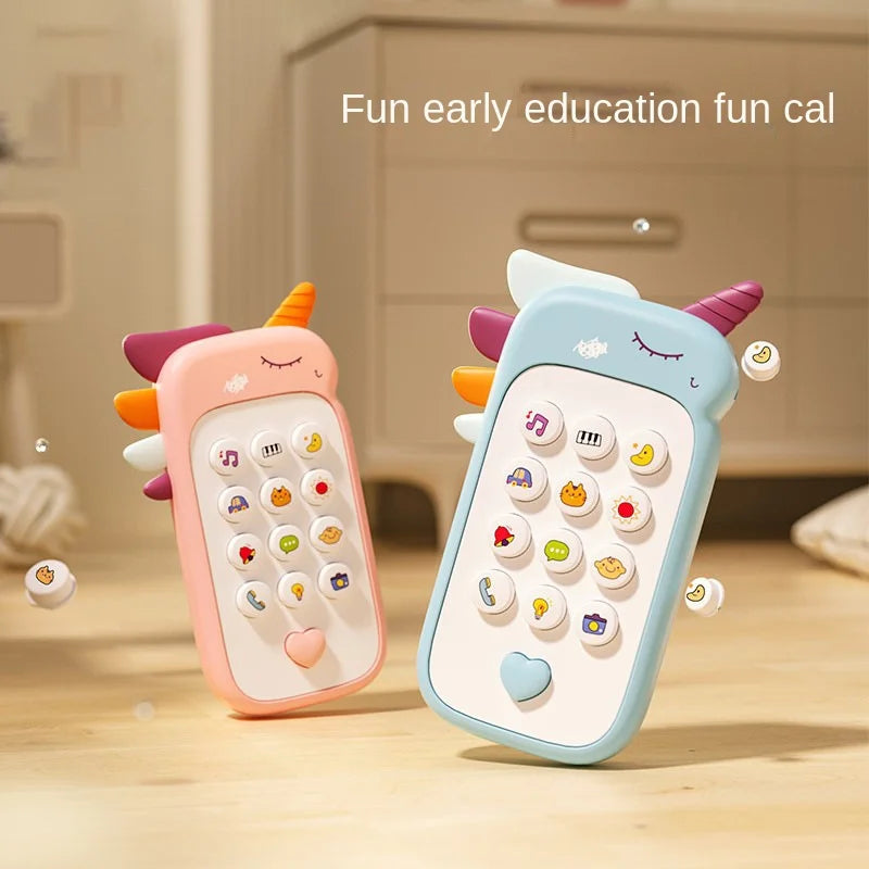 Baby Phone Toy with Music & Teether – Educational Infant Toy