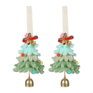 Handmade Christmas Tree Ornament with Ribbon