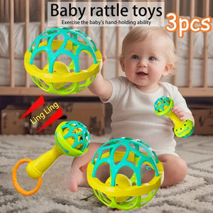 SEO Title: Baby Rattle Toys 0–12 Months – Sensory Educational Toys for Infants