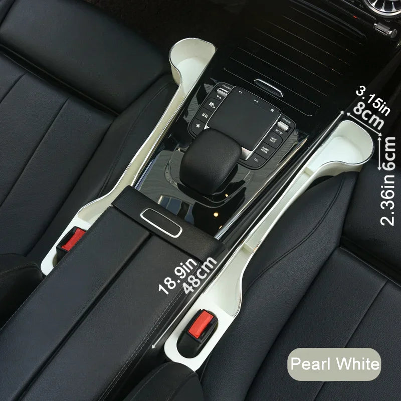 2Pcs Car Front & Rear Seat Cup Holders, Multi-Functional Storage Box