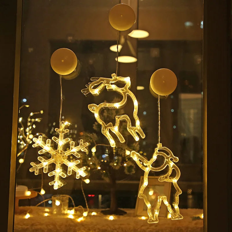 Christmas LED Hanging Lights & Window Decorations