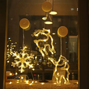 Christmas LED Hanging Lights & Window Decorations
