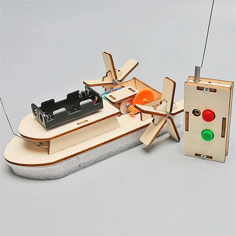 DIY STEM Science Kits for Kids – 3D Wooden Car & Boat Puzzle Toys