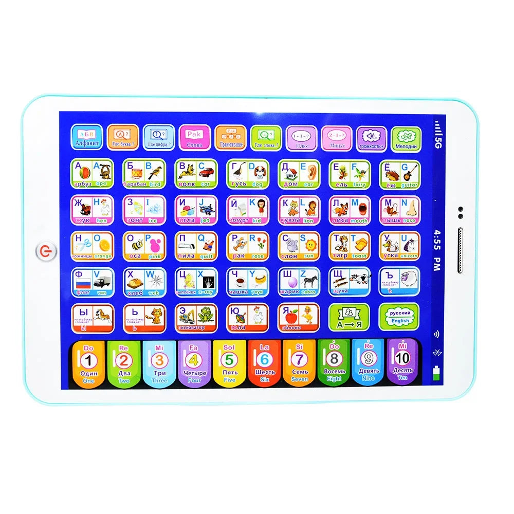 Kids Educational Learning Tablet, Interactive Language Toy
