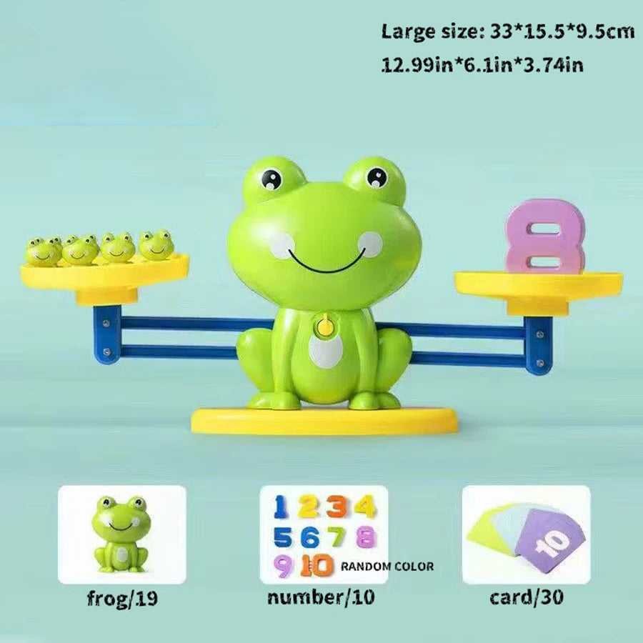 Frog Balance Math Toy for Kids | Educational Addition & Subtraction Game