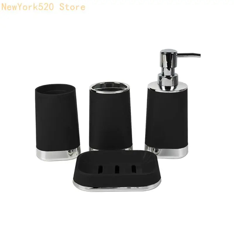 4-Piece Wall-Mounted Bathroom Storage Organizer Set