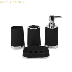 4-Piece Wall-Mounted Bathroom Storage Organizer Set