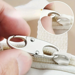 10-Piece Anti-Theft Bag Hooks – Secure Zipper Replacement Set