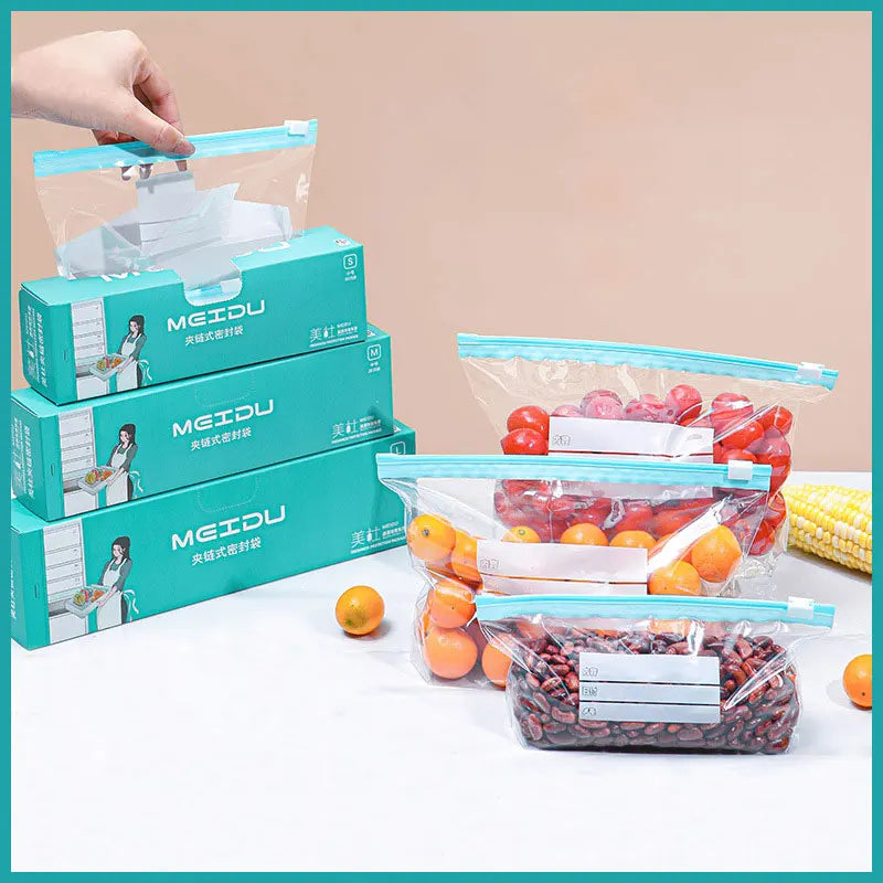 Reusable Ziplock Freezer Bags – Fruit & Vegetable Storage Pouches
