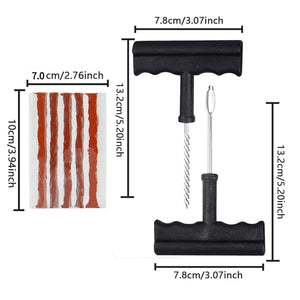 Motorcycle & Car Tire Puncture Repair Kit – Emergency Tool