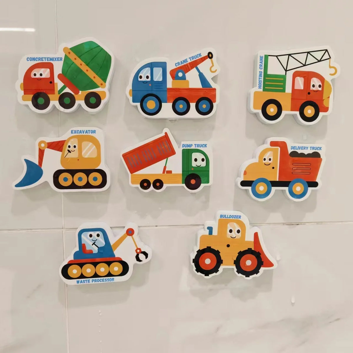 Baby Bath Toys – Floating Foam Animals & Traffic Learning Set for Toddlers