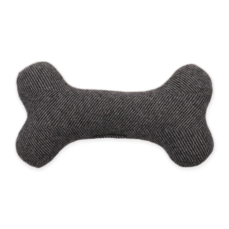 Interactive Squeaky Dog Bone Toy – Plush Chew Toy for Puppies