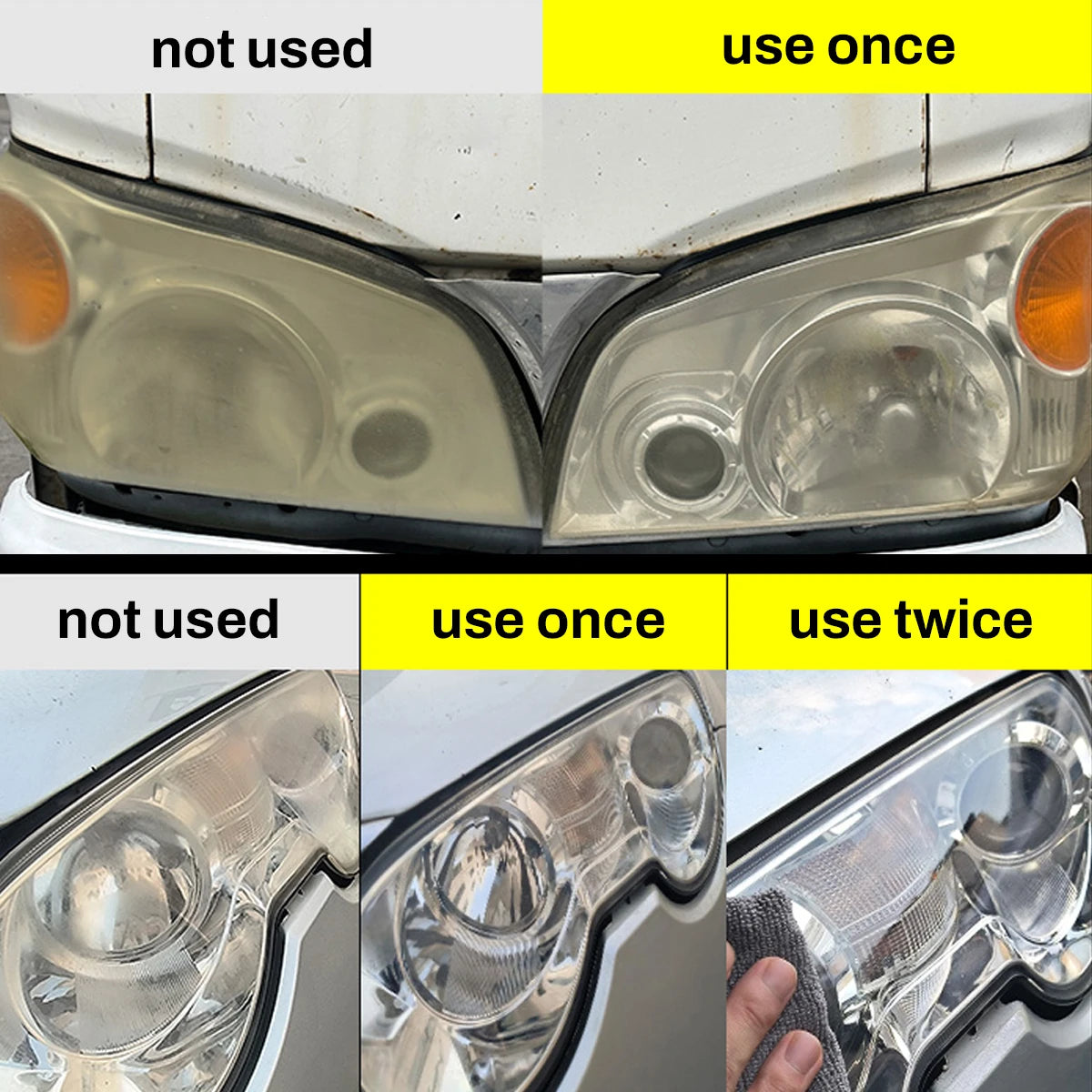Headlight Restoration Polish – Scratch & Oxidation Remover