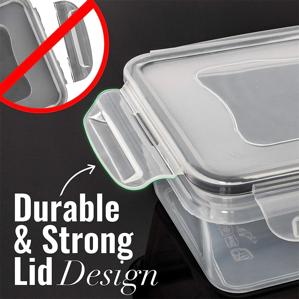 10-Piece BPA-Free Food Storage Containers Set with Labels